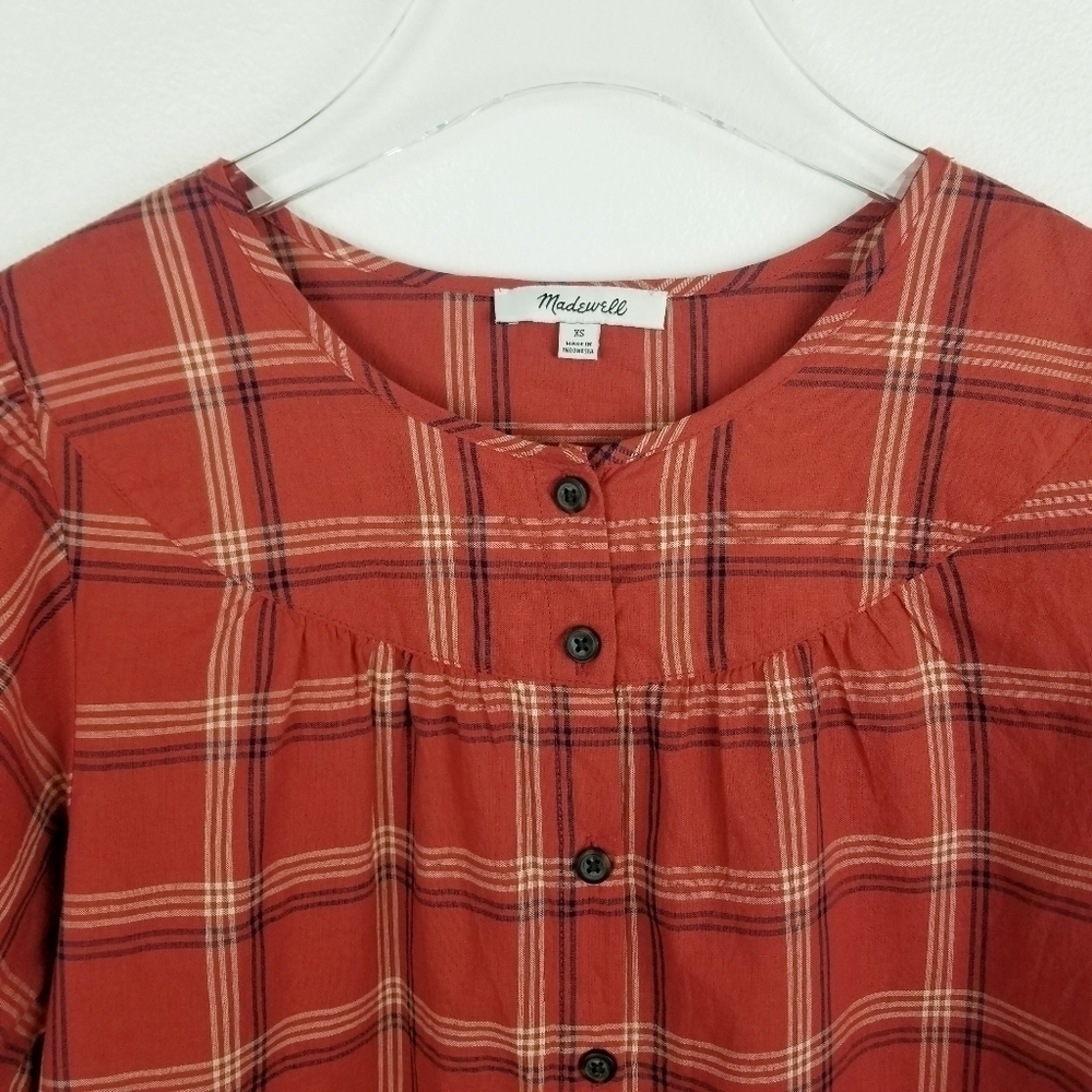 Madewell Prose Shirt in Plaid AK026 - Picture 7 of 9